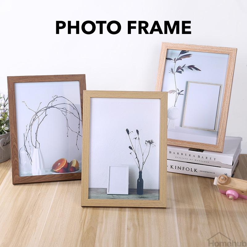 Homehub Wooden Photo Frame for 4R 5R 6R 8R A3 A4 Wall Picture Poster ...