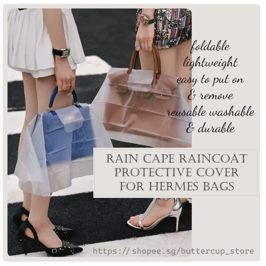 Rain Cape Raincoat Protective Cover for Hermes Bags