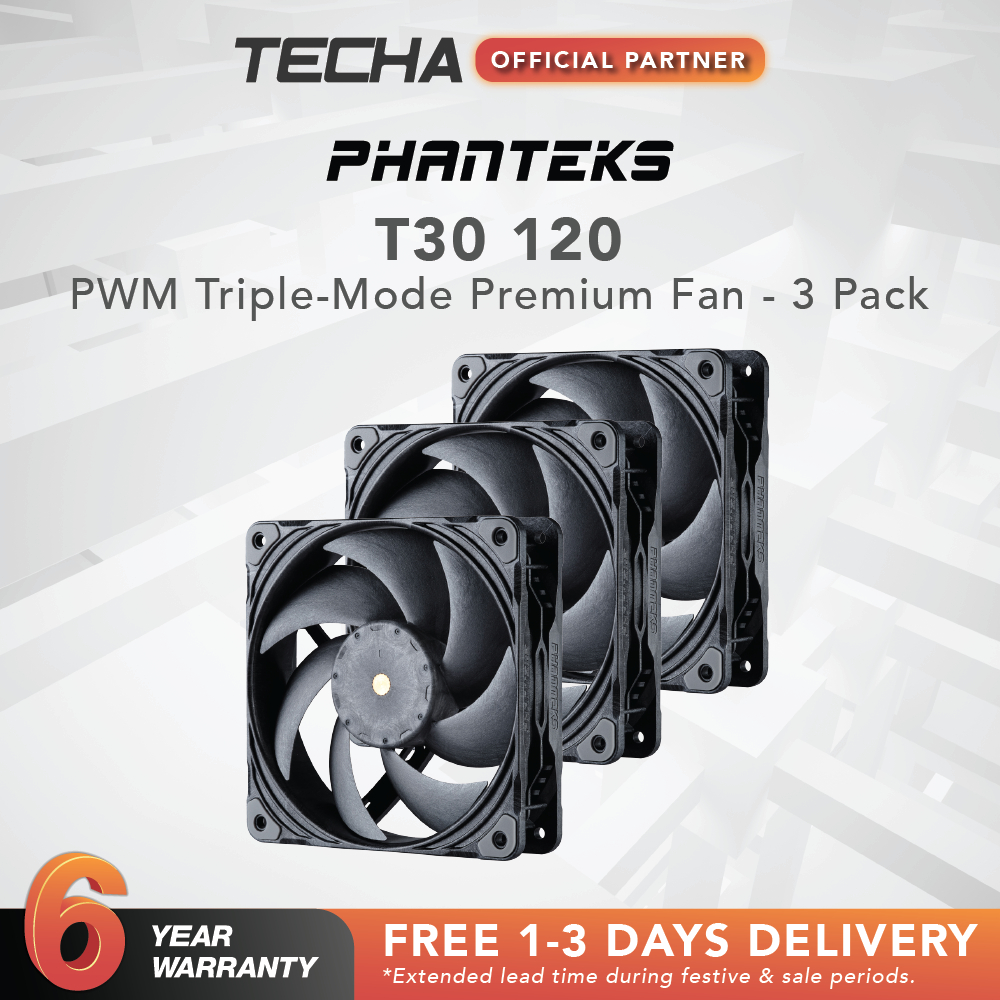新品未開封 PHANTEKS T30-120 トリプルパック Phanteks T30-120 Fan Triple-Pack Premium High-Performance