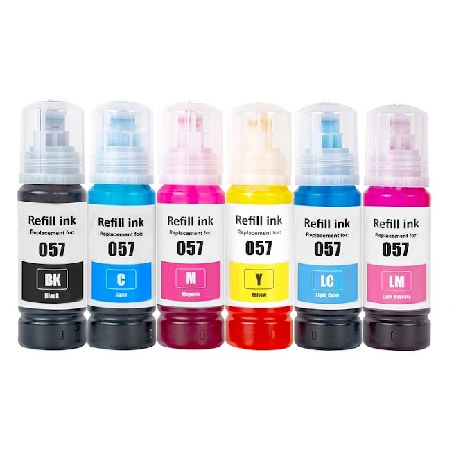 InkDepot - Compatible 057 Ink Bottle for Epson L18050 and L8050 Printer ...