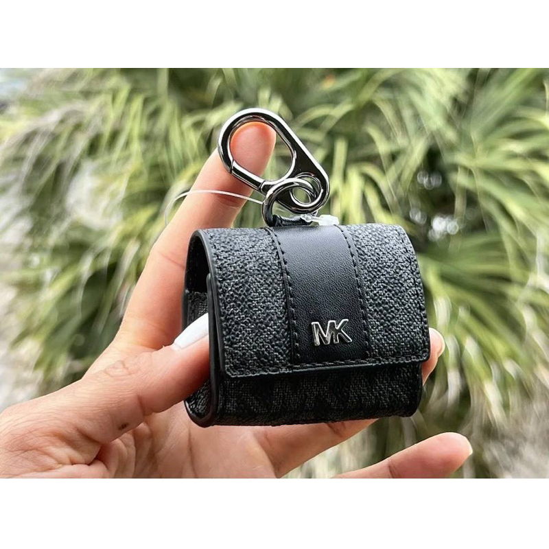 MICHAEL KORS Gifting Airpods Case with MK Signature Black with Lanyard Shopee Singapore