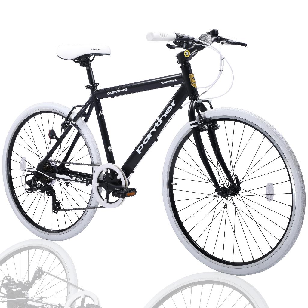 SG READY STOCK PANTHER ATHENA Lady 26inch tyres SHIMANO 8-speed City Hybrid  Bike Work School Commute V-brake