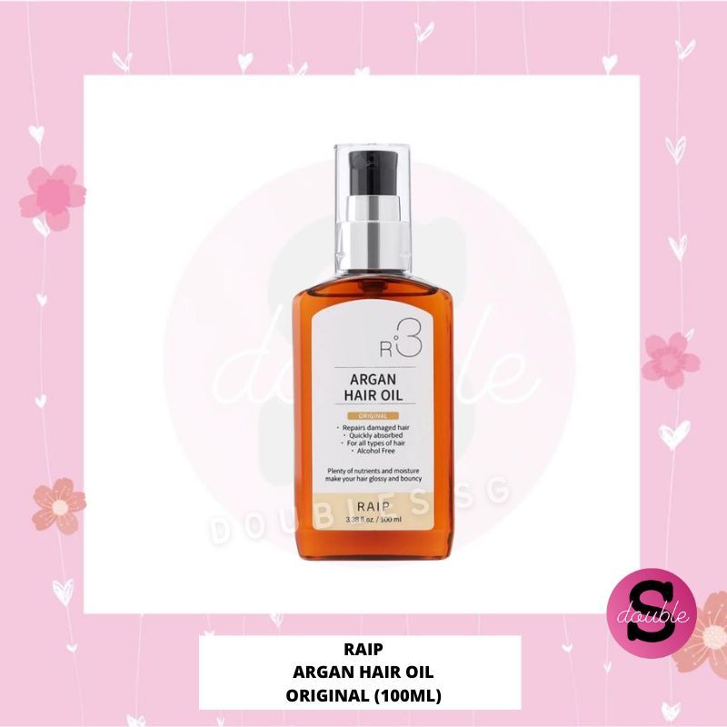 RAIP R3 Argan Hair Oil Essence/no wash treatment/shampoo/treatment ...