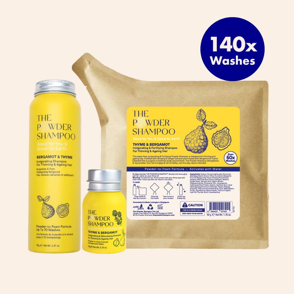 The Powder Shampoo Invigorating Shampoo For Thinning & Ageing Hair ...