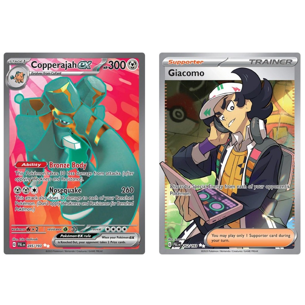 giacomo pokemon card full art Giacomo Trainer SV2P 091/071 SR Card main image 0