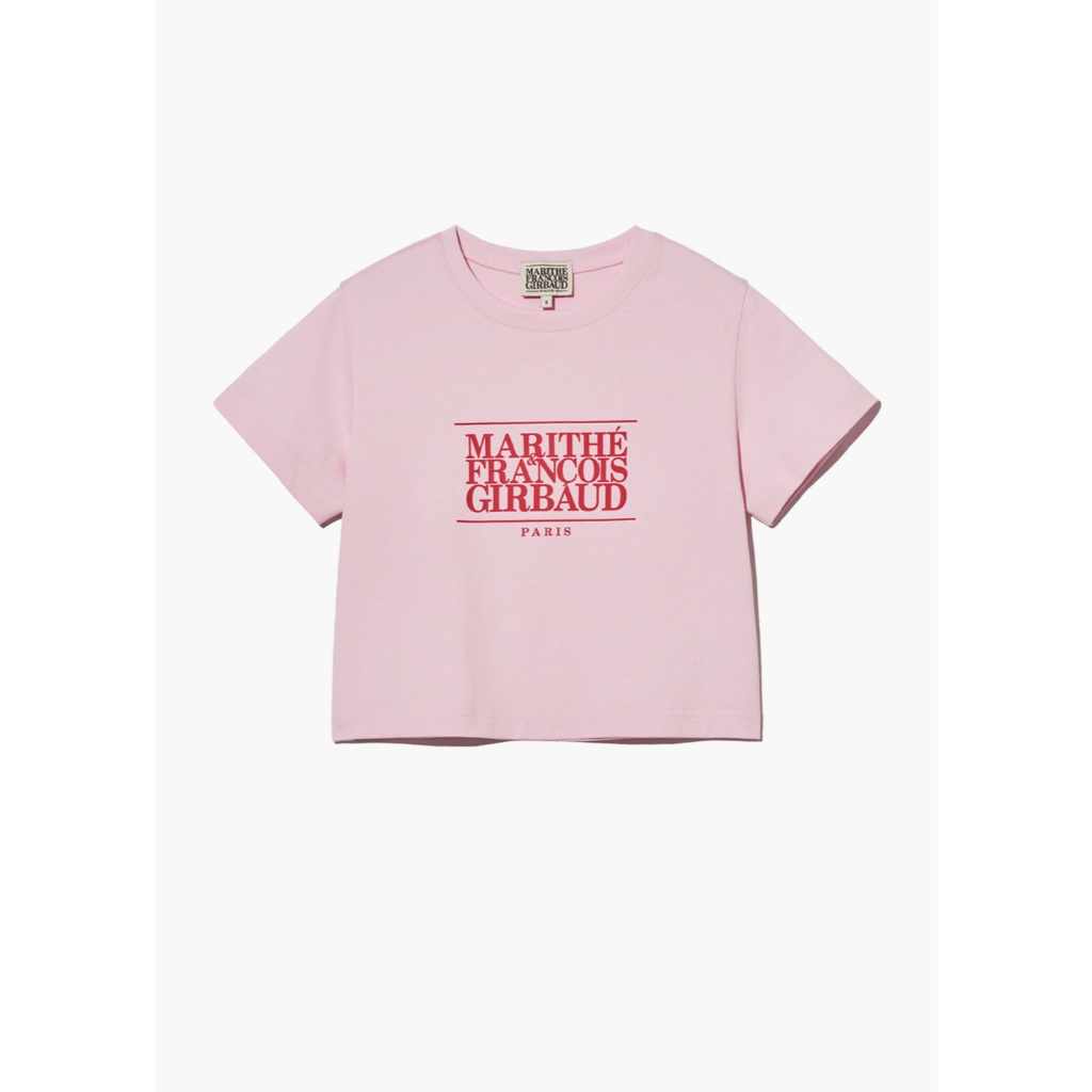 MARITHE FRANCOIS GIRBAUD W CLASSIC LOGO CROP TEE 8Color