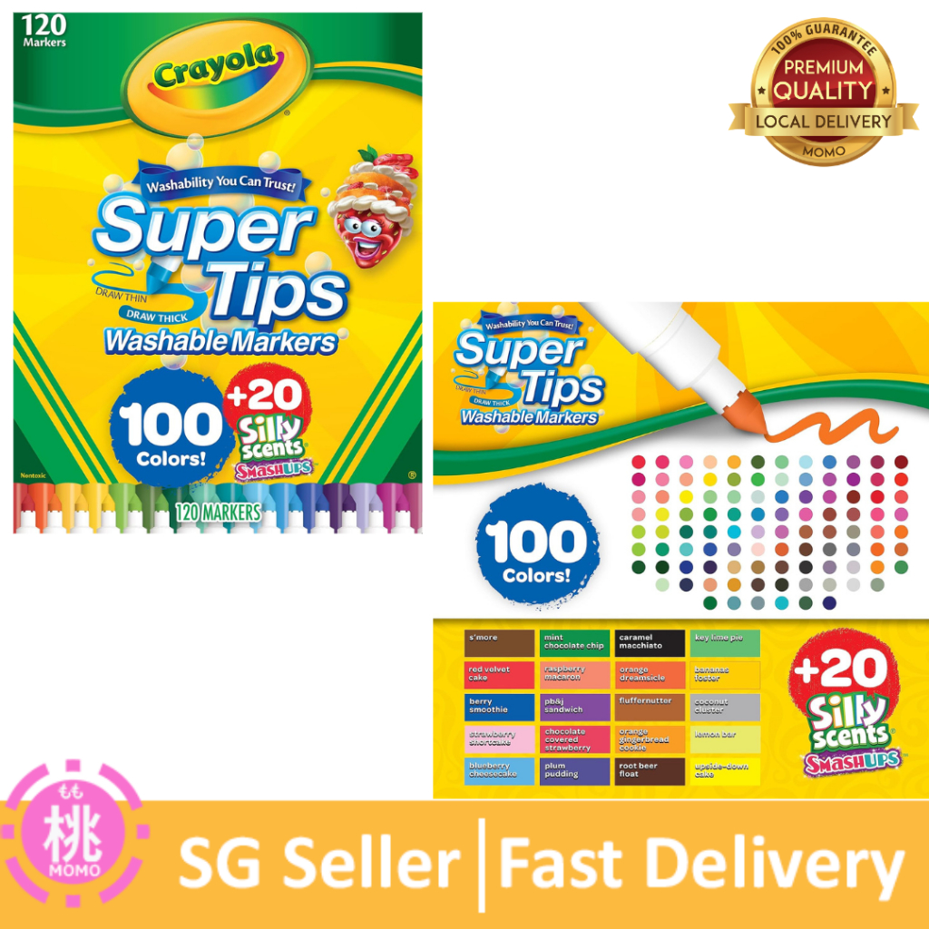 tips washable markers 100 crayola scented markers super tips