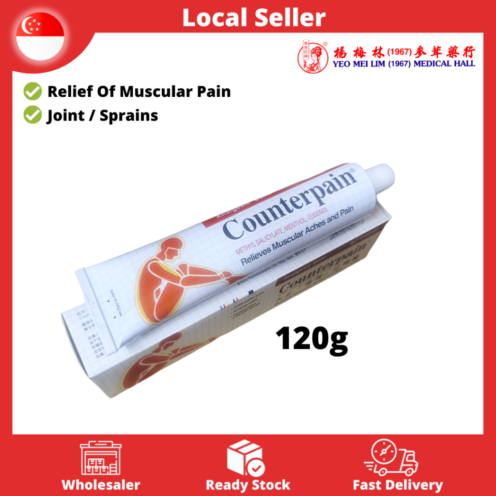 Counterpain 120g for Muscular Pain | Joint | Strain | Muscle | Shopee ...