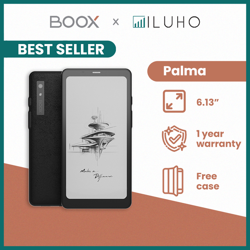 BOOX Palma mobile ePaper カバー付き ONYX BOOX Palma 6.13 Inch