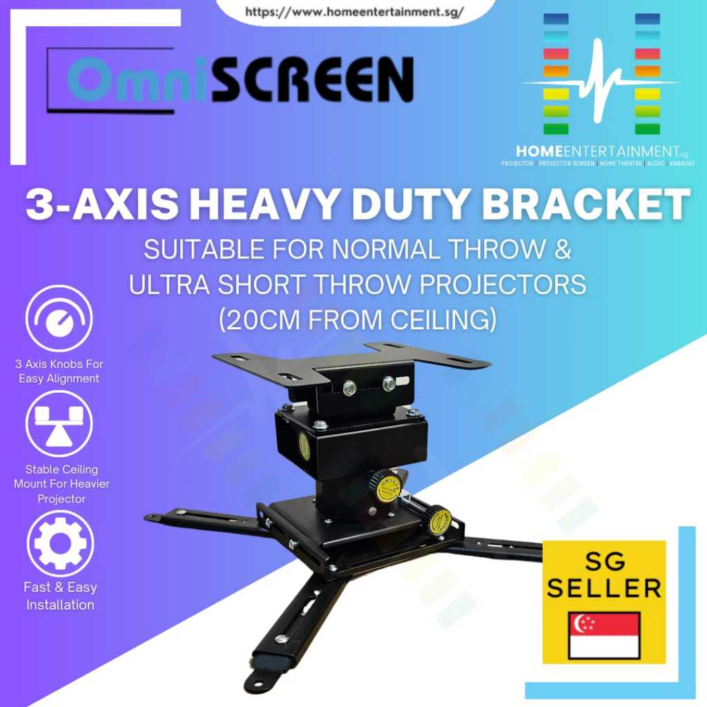 3 Axis Heavy Duty Bracket | For Easy Installation & Fine Alignment For ...