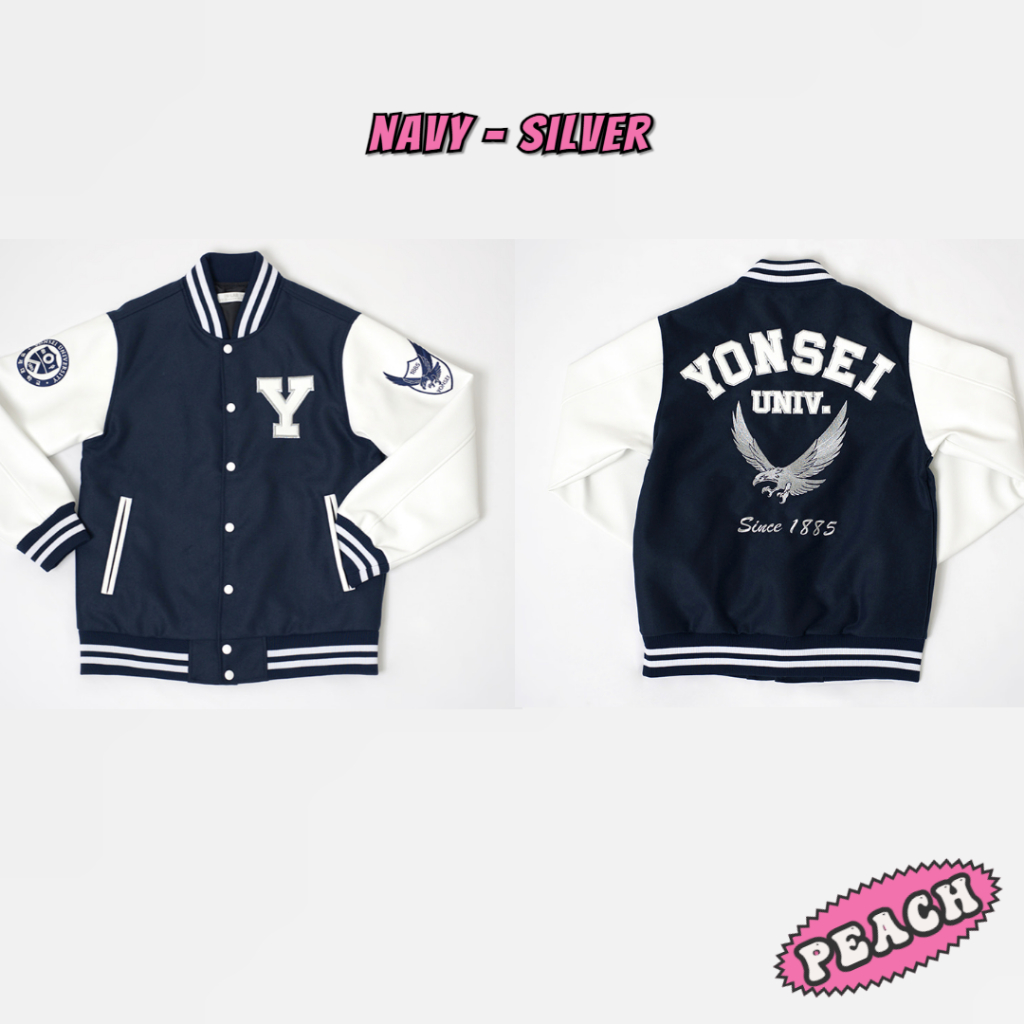 YONSEI University Official Varsity jacket Aespa Karina Pick
