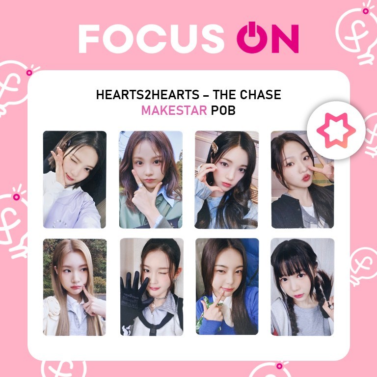 HEARTS2HEARTS H2H POB MAKESTAR THE CHASE PHOTOCARD | Shopee Singapore