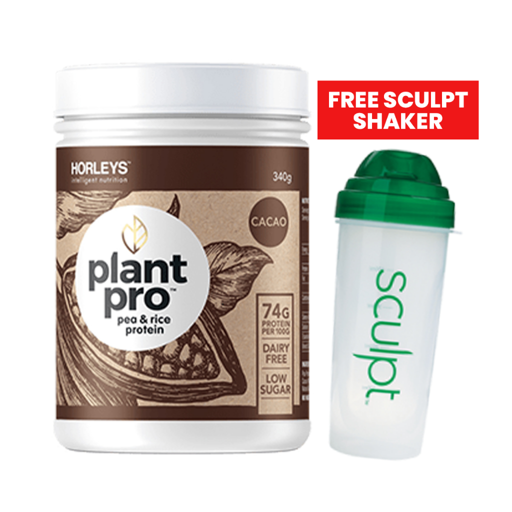 Free Shaker Horleys Plant Pro Pea & Rice Protein Vegan 340g | Shopee ...