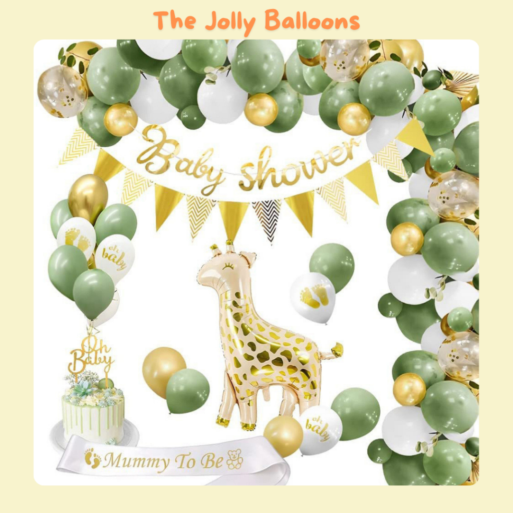 SG READY STOCK/ Baby shower party decorations/ Party balloons set for