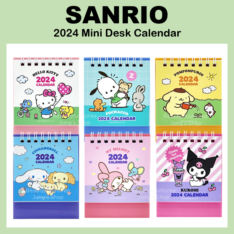 [SANRIO] KITTY/POCHACCO/POMPOMPURIN CINNAMOROLL/MY MELODY/KUROMI 2024