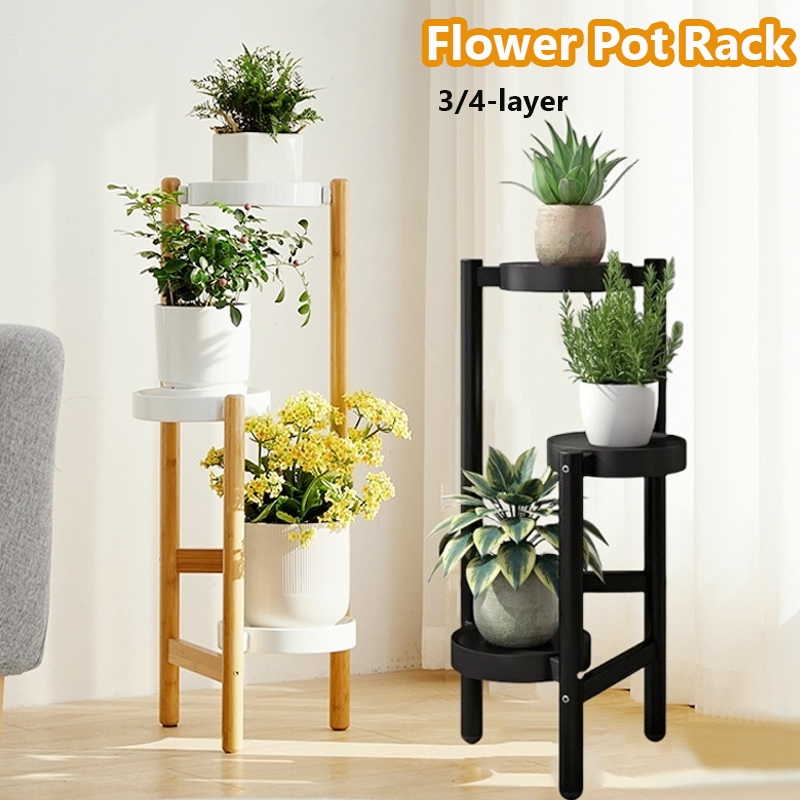 Outing--Outdoor Flower Rack Plant Stand Flower Pot Rack Plant Display ...