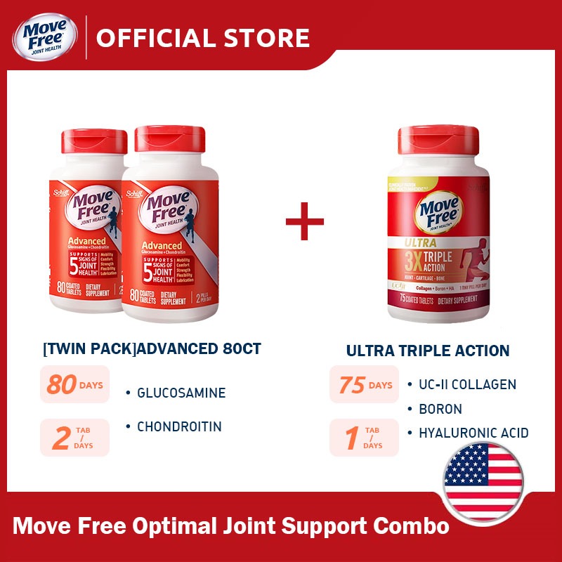 Move Free Optimal Joint Support Combo (Advanced Glucosamine Chondroitin