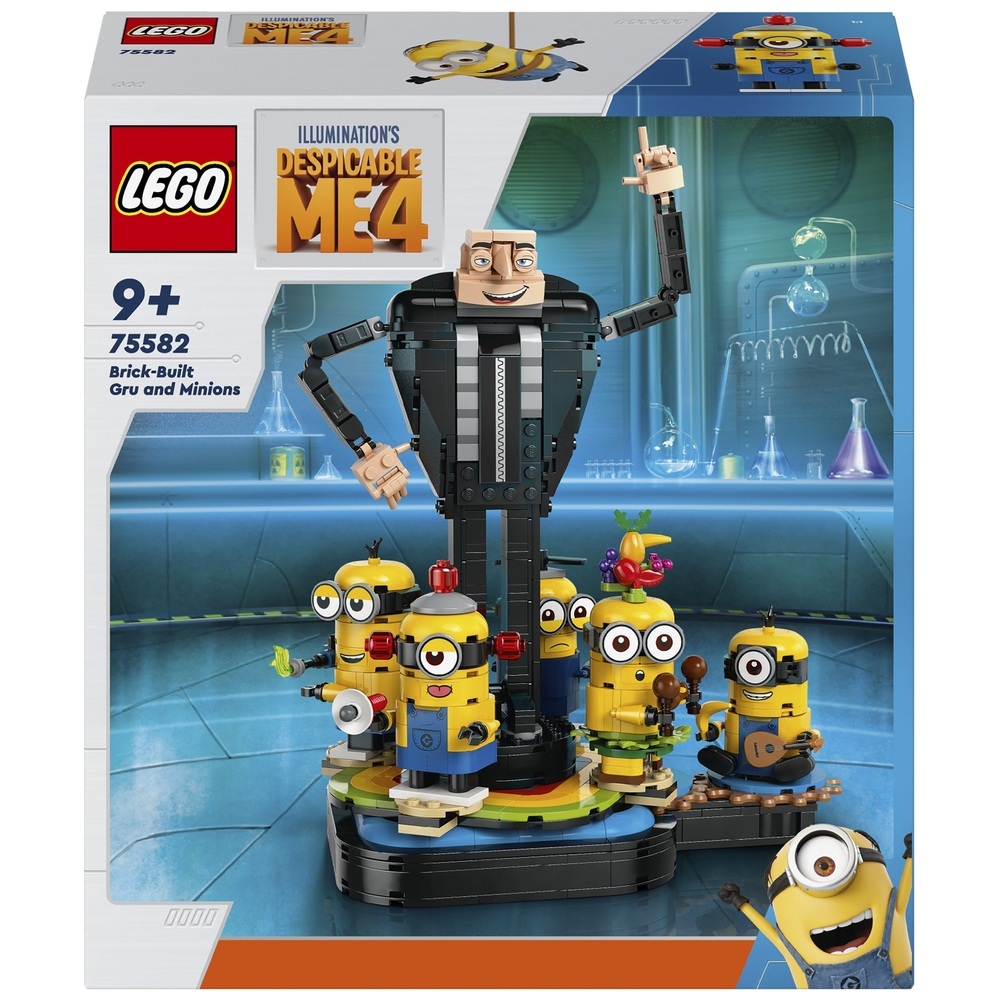 LEGO 75582 Despicable Me 4 - Brick-Built Gru and Minions | Shopee Singapore