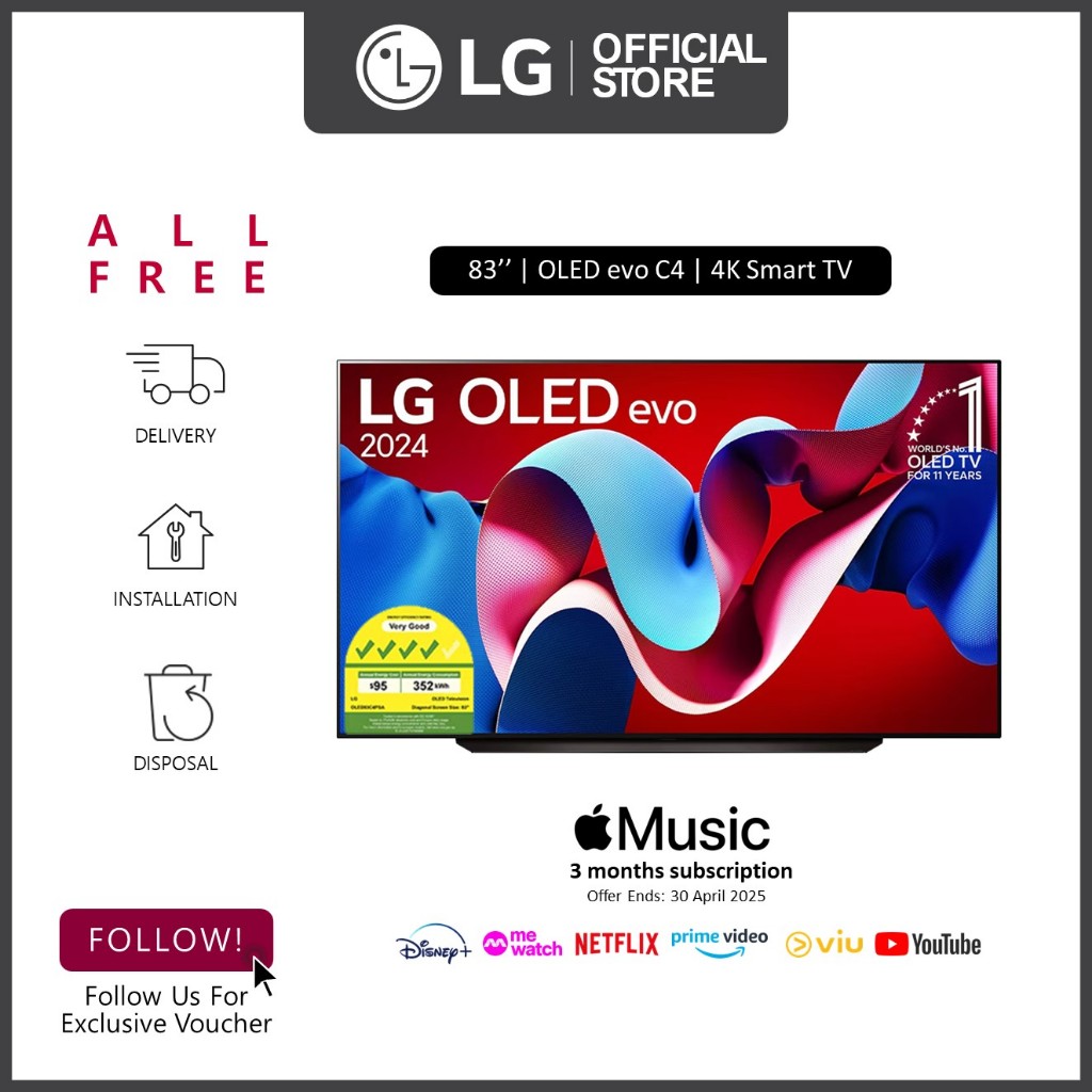 [NEW] LG OLED83C4PSA OLED 83