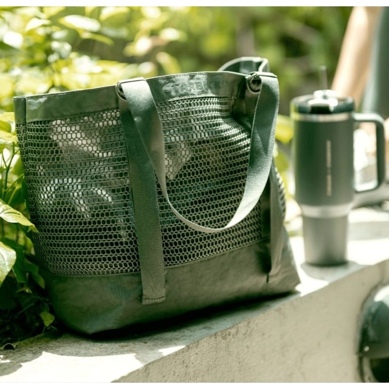 Starbucks Summer Olive Green Mesh Shopee Singapore