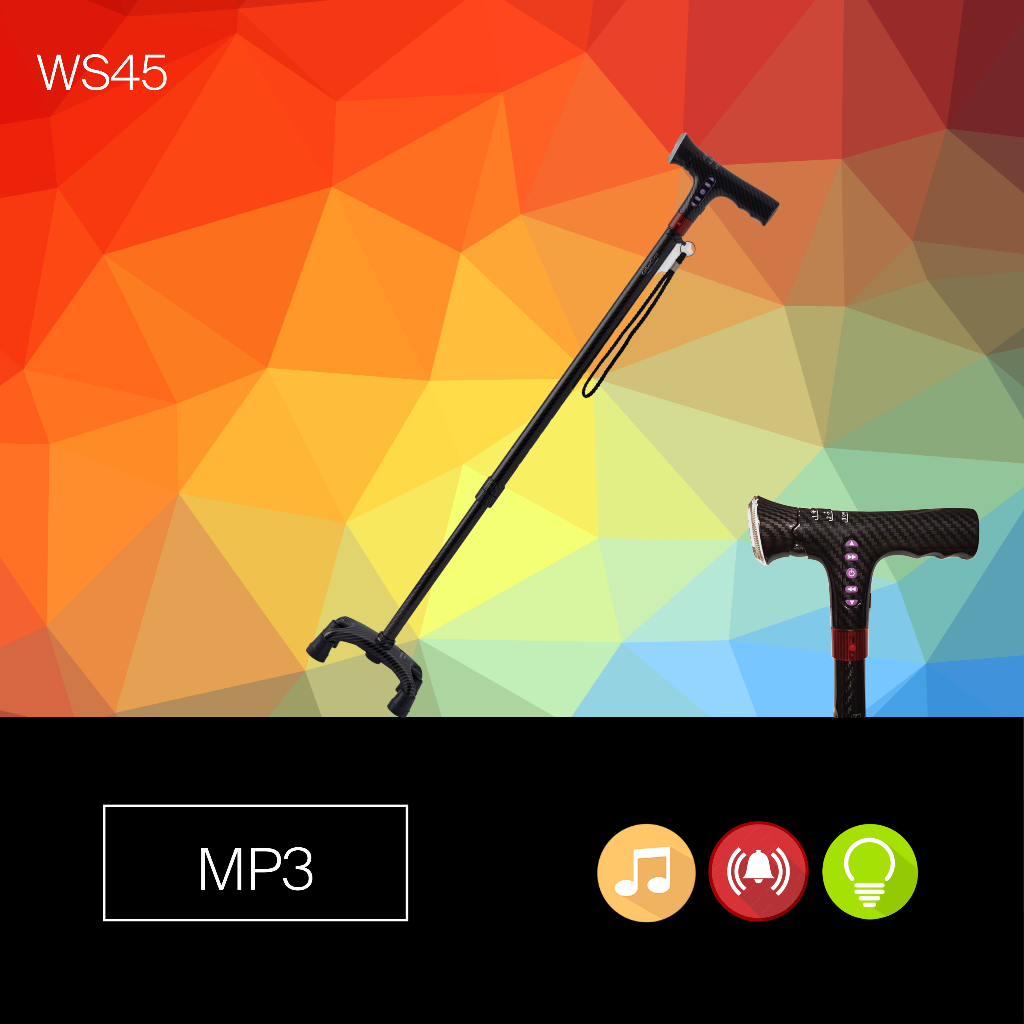 AgeGracefully Small CarbonQuad MP3, Carbon Fiber Torch Light MP3 Radio ...