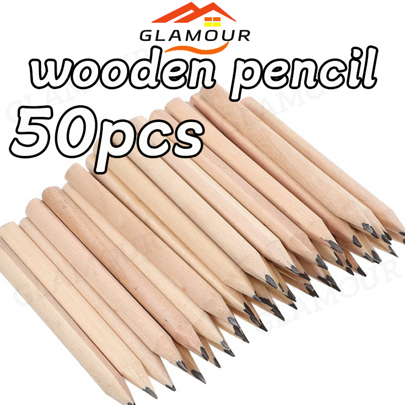 [SG] 50Pcs Short Pencil sketch pencil set Signature Pencil Pencils Log ...