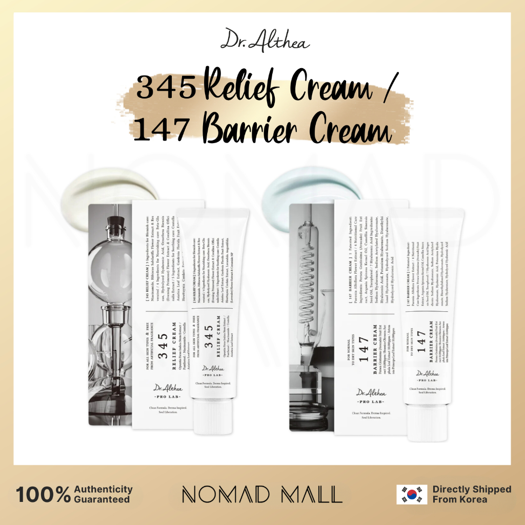 [DR.ALTHEA] Dr. Althea 345 Relief Cream 50ml / 147 Barrier Cream 50ml ...