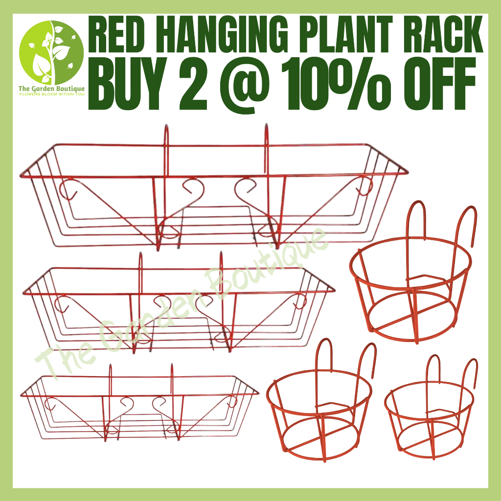 [Local Seller] European Hanging Plant Iron Racks Fence Balcony Corridor ...