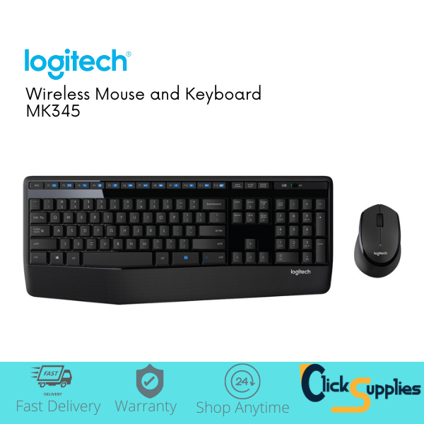 Logitech Wireless Keyboard and Mouse Combo MK345 | Shopee Singapore