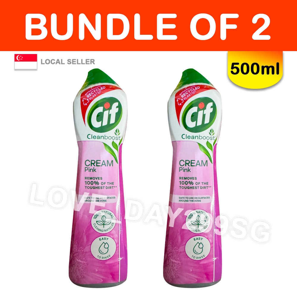 [Bundle of 2] Cif Cleanboost, Multi-purpose, Multi Surface Cleaner ...