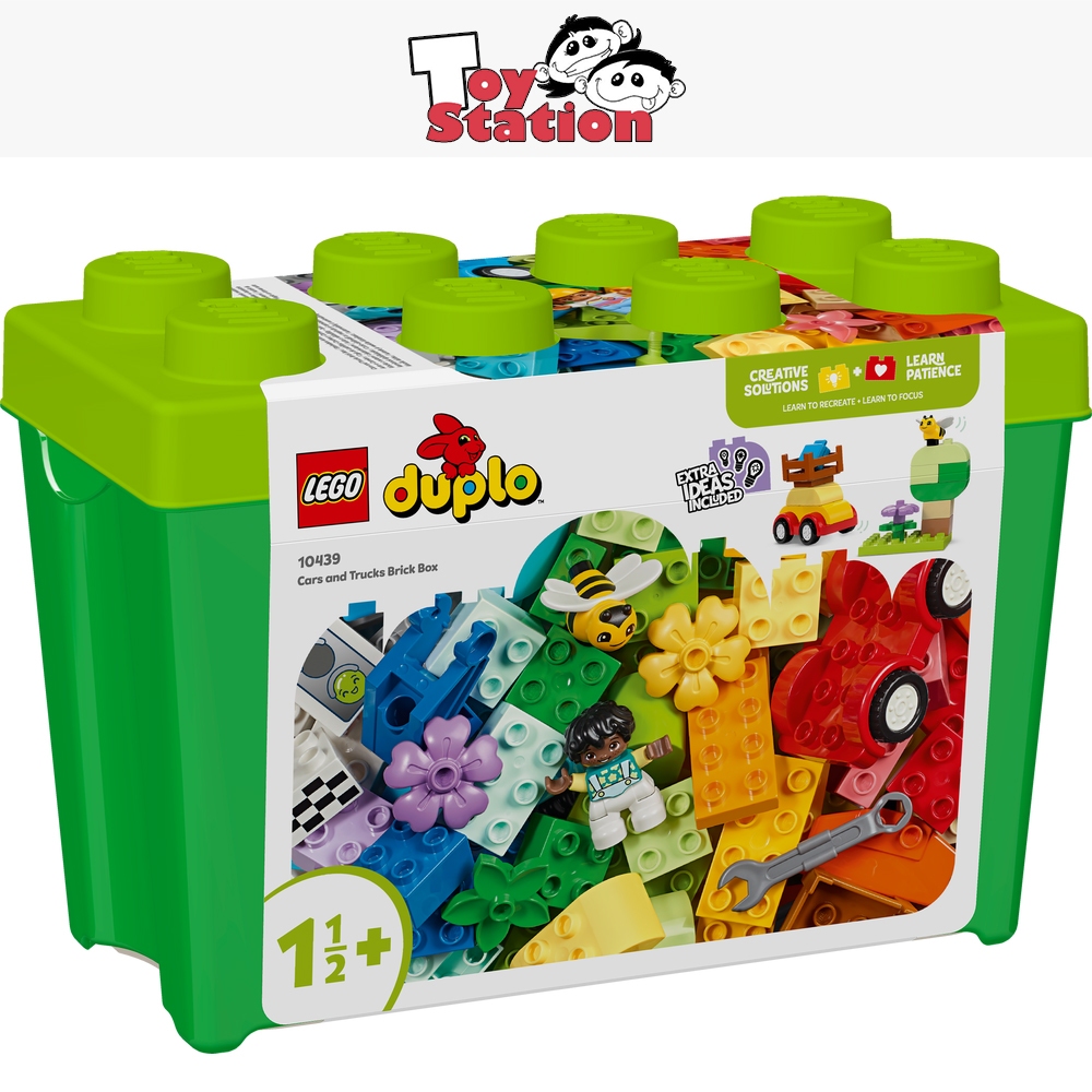 LEGO DUPLO Classic 10439 Cars and Trucks Brick Box | Shopee Singapore