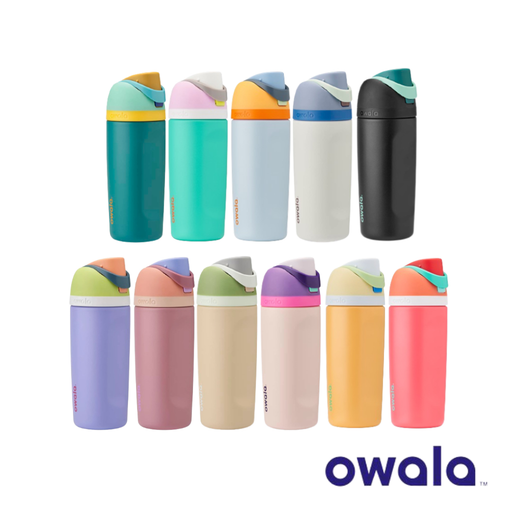 Owala Kids' FreeSip 16oz (473ml) Insulated Stainless Steel Water Bottle ...