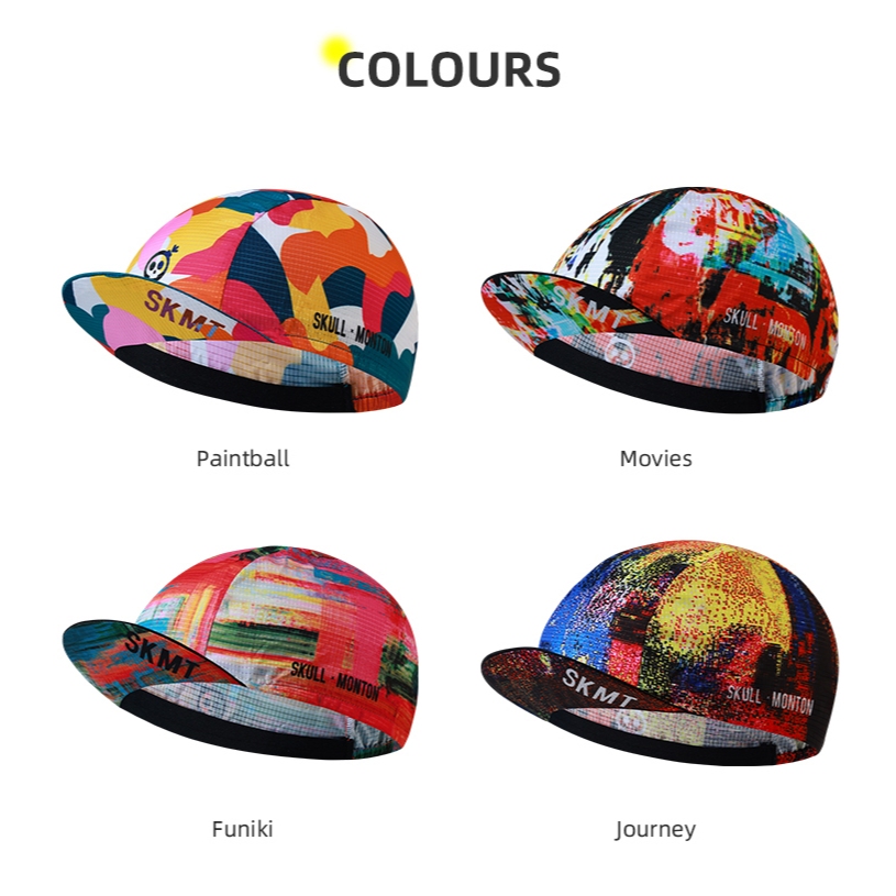 Skull Monton Cycling Caps Shopee Singapore