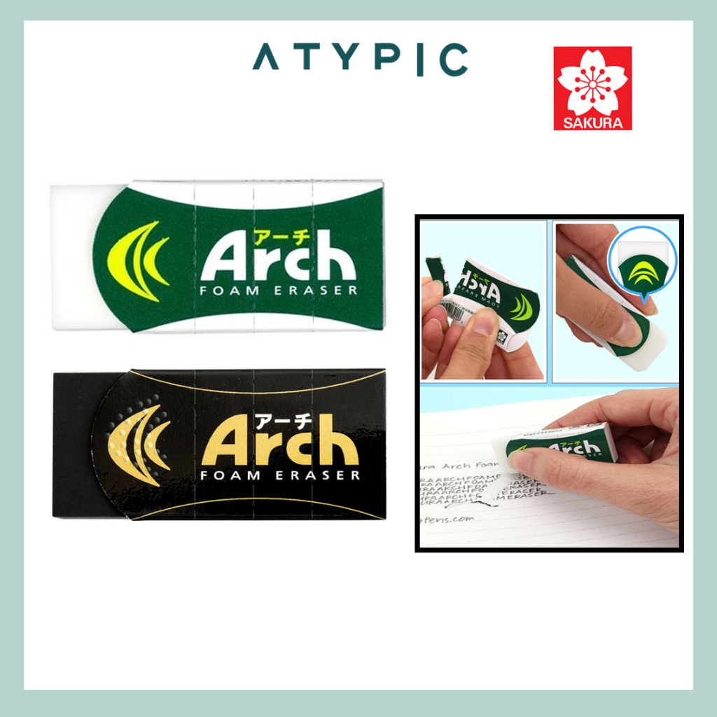 Sakura Arch Foam Eraser | Stationery | Shopee Singapore