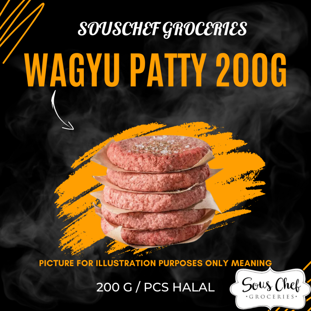 FROZEN WAGYU BEEF PATTY 200G/PCS Shopee Singapore
