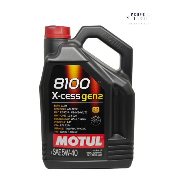 Motul 8100 X-Cess gen2 5W40 (5L) | Shopee Singapore