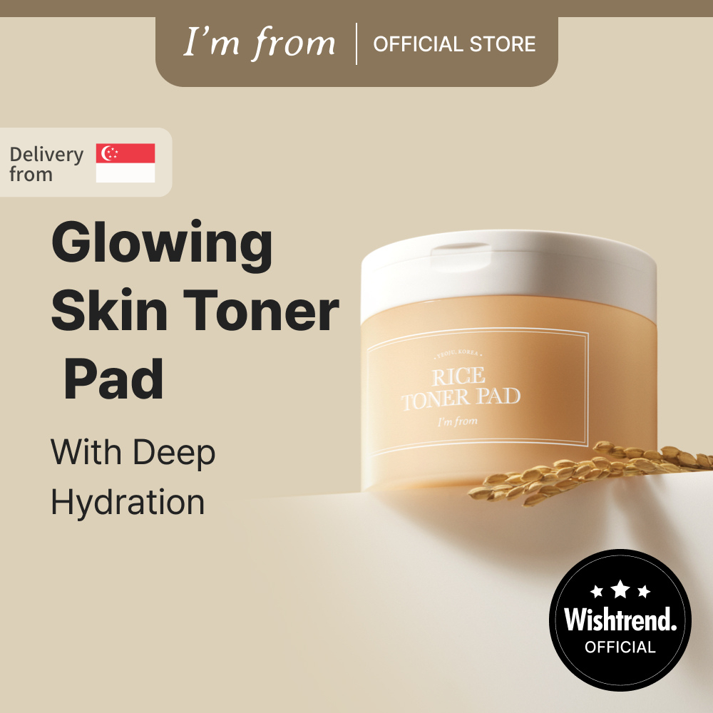 [I'm from] Rice Toner Pad 140ml (60 pads) | Shopee Singapore