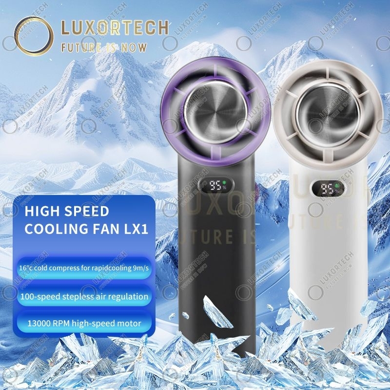 🇸🇬Local Seller Free🚚Premium Mini Handheld Air-con 100 Gear High speed ...