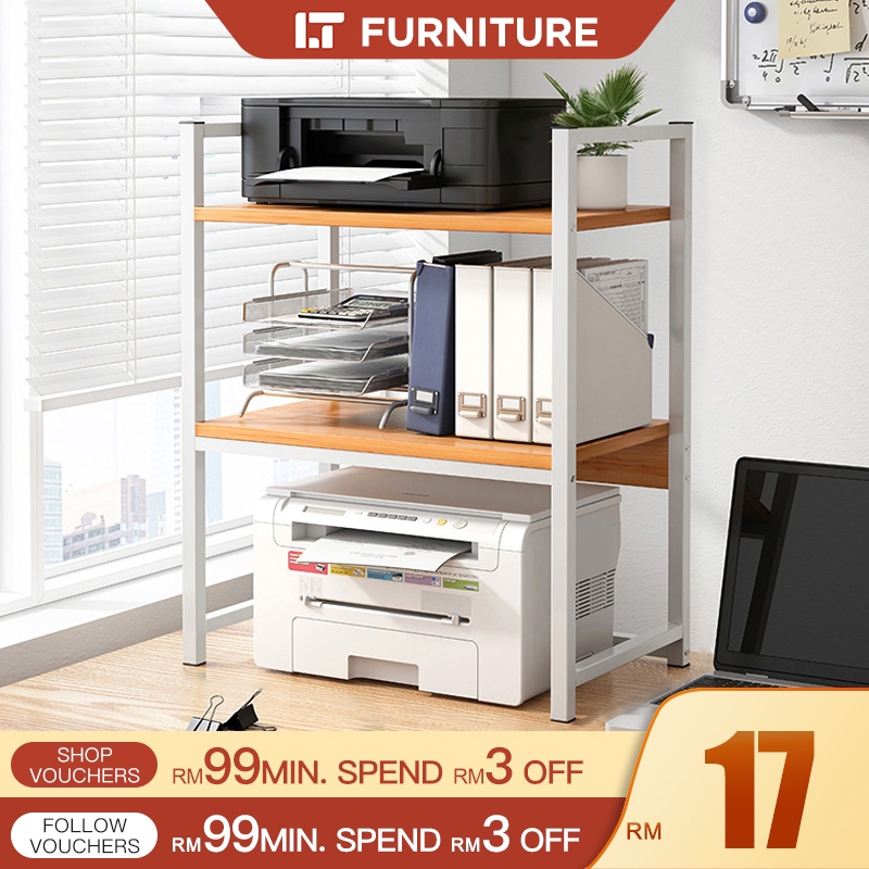 Book Shelf Rack Printer Rack Office Organizer Desktop Organiser Home ...
