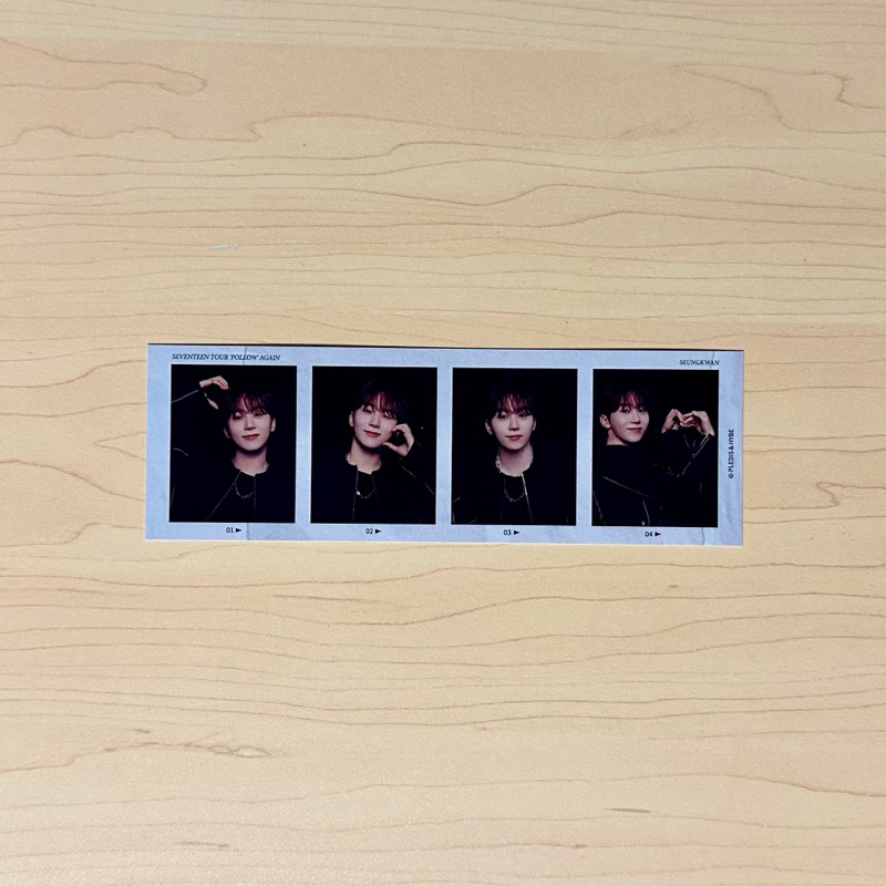 Restock) SEVENTEEN - FOLLOW AGAIN 4-Cuts Photos (Official