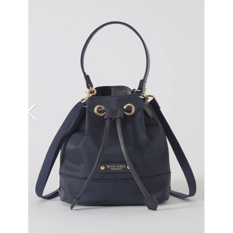 Blue Label Crestbridge mini nylon bucket bag Shopee Singapore