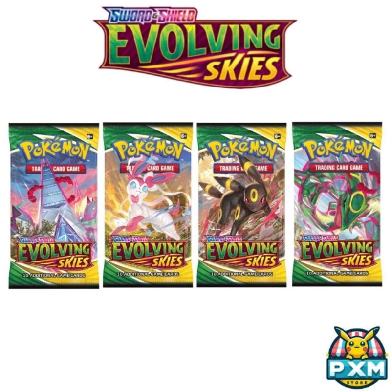 Pokemon Sword and Shield Evolving Skies sealed booster pack (one random ...