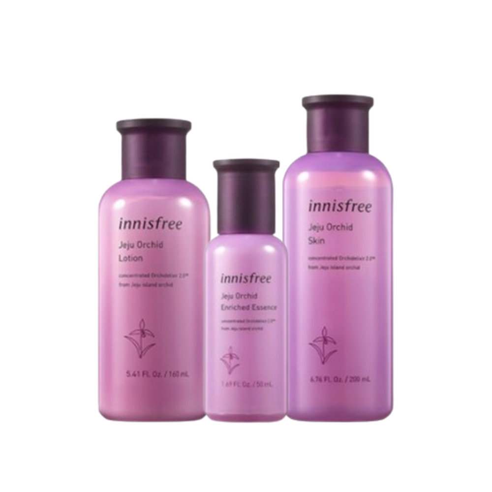 Innisfree Jeju Orchid Essence 50ml / Lotion 160ml / Skin 200ml | Shopee ...