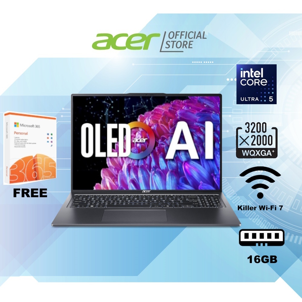 Free Ms Office Ai Pc Intel Core Ultra Acer Swift Go Sfg