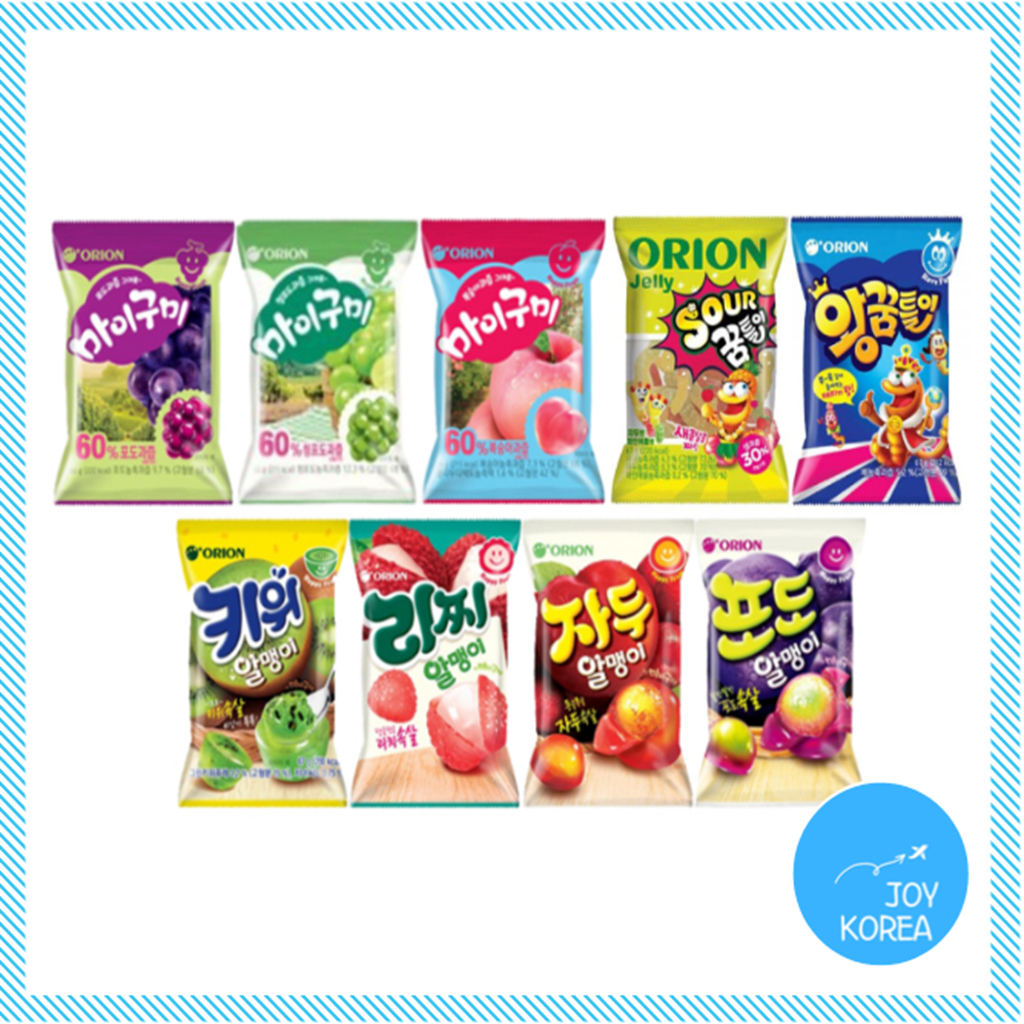 [Orion] Fruit Jelly 67g / My Gummy 66g / Grape Jelly / Green Grape ...