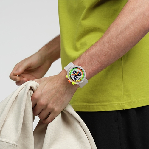 Swatch Neon Jelly Originals Big Bold 47mm SB02K100