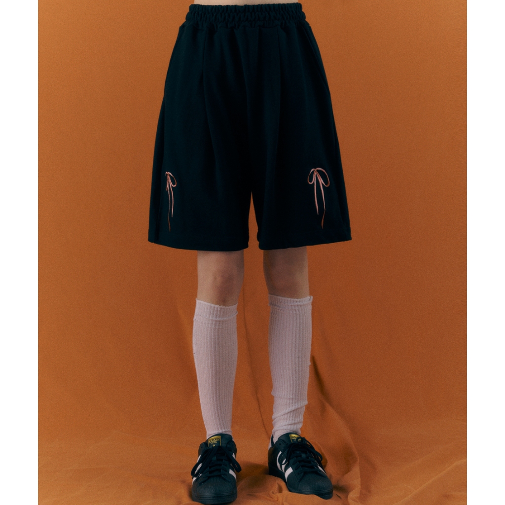 AMBLER Ribbon shorts Bermuda Sweat Shorts - 2 Colors (2024