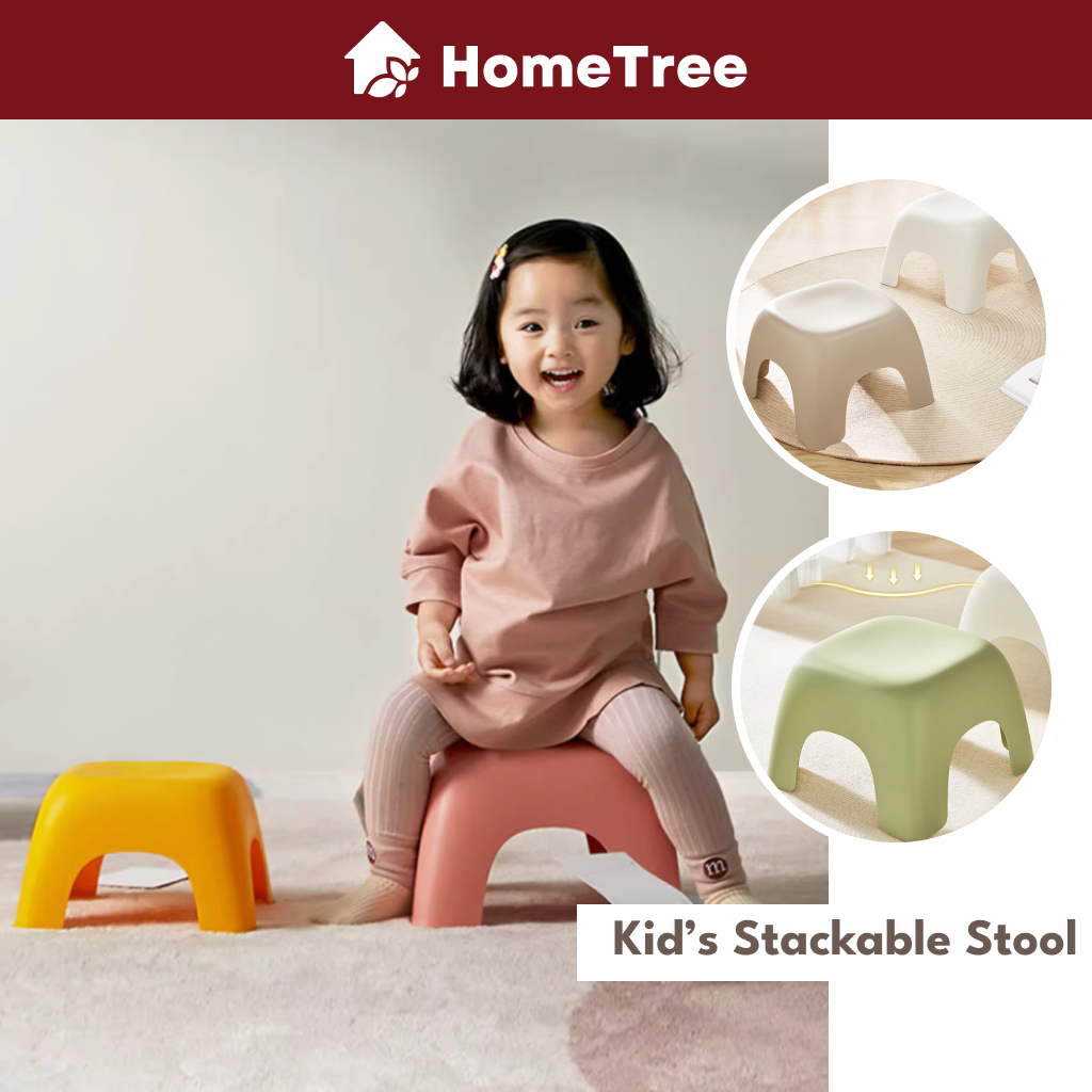 HomeTree | Stackable Kids Stool/Children/Young Kid/Child/Short/Bench ...