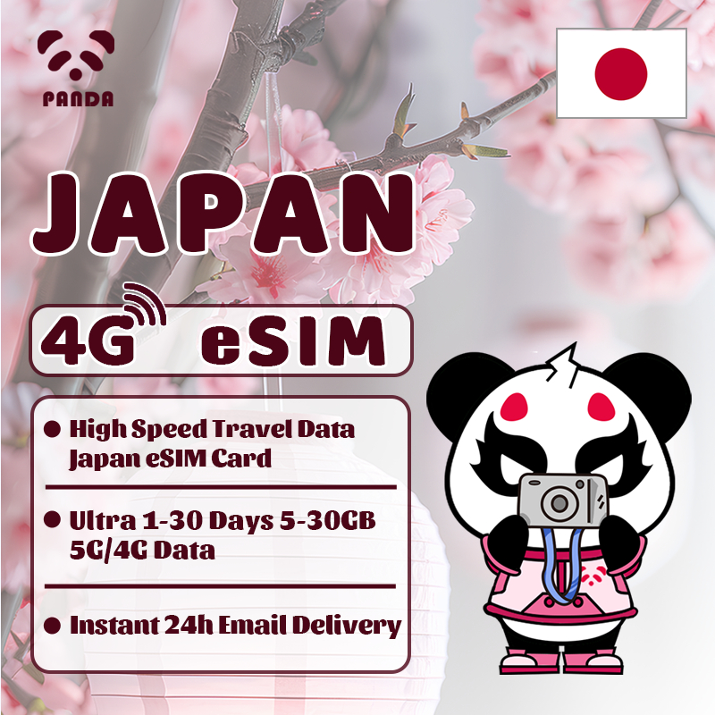 Japan eSIM Ultra 1-30 Days 5-30GB 5G/4G Data | Instant 24h Email ...