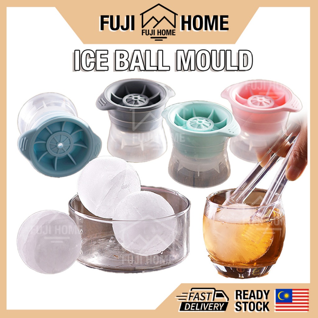 Silicone Round Ice Ball Mold Spherical Round Ice Cube Tray Sphere Ice ...